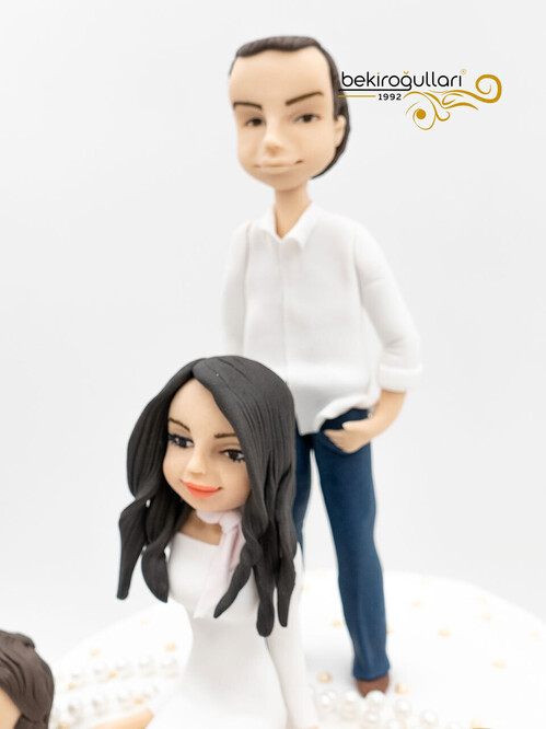 Aile Temalı Konsept Pasta