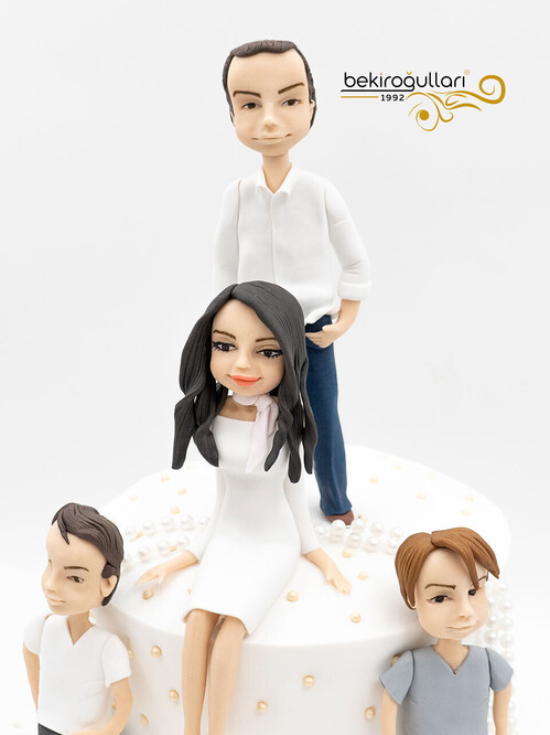 Aile Temalı Konsept Pasta