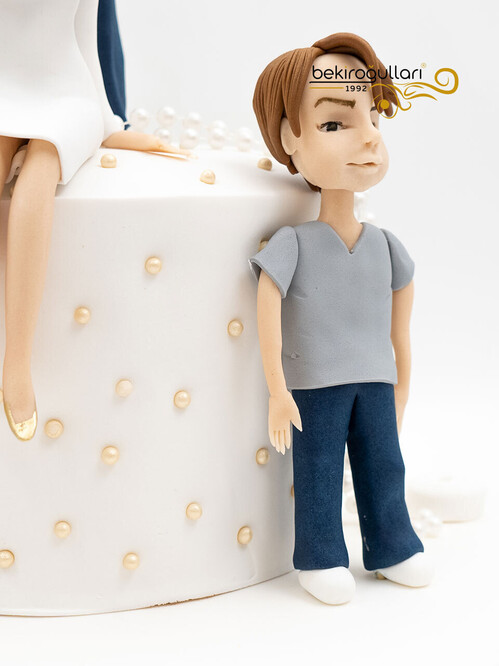 Aile Temalı Konsept Pasta