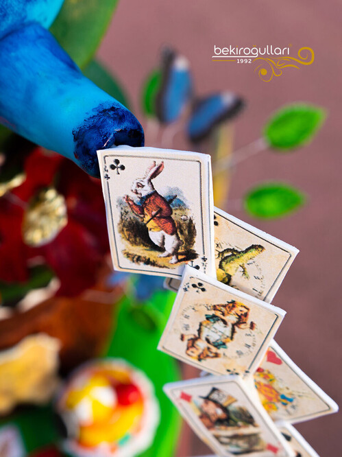 Alice Harikalar Diyarı Konsept Pasta