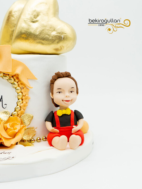 Anne Çocuk Temalı Pasta