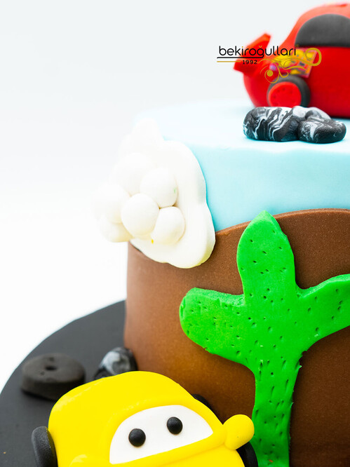 Araba Temalı Konsept Pasta