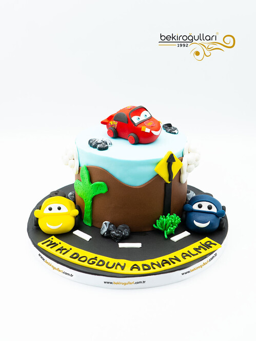 Araba Temalı Konsept Pasta