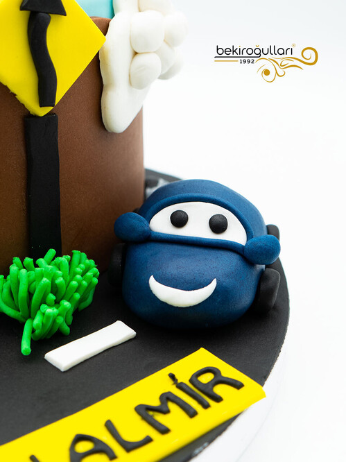 Araba Temalı Konsept Pasta