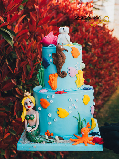 Atlantis Temalı Konsept Pasta