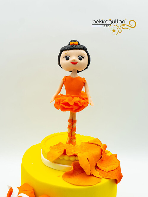 Balerin Temalı Konsept Pasta