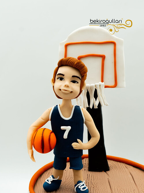 Basketbol Oyuncu Konsept Pasta