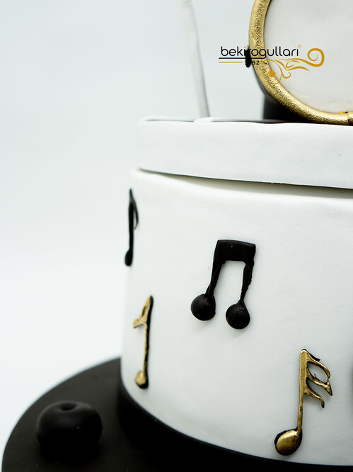 Bateri Temalı Butik Pasta