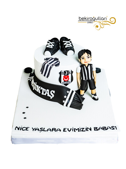 Beşiktaş Model Konsept Taraftar Doğum Günü Pastası