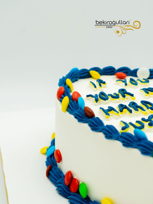 Bonibon Süslemeli Sıvama Pasta