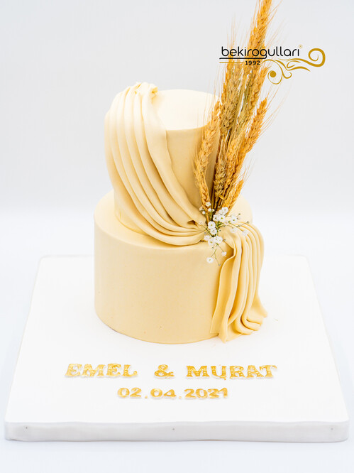 Buğday Temalı Minimal Pasta