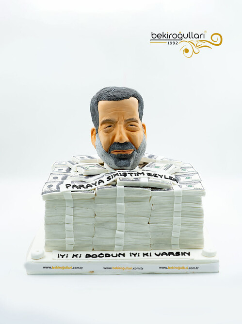 Büst Benzetme Tasarım Pasta