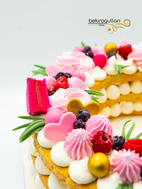 C Harfi Meyveli Konsept Pasta