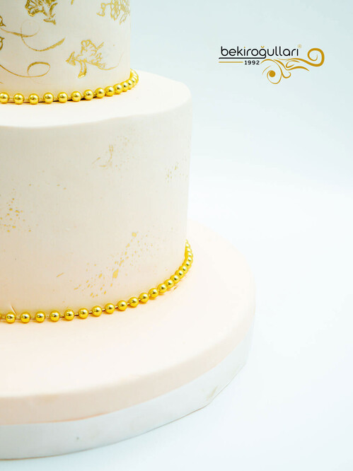 Çiçek ve İşleme Konsept Tasarım Pasta