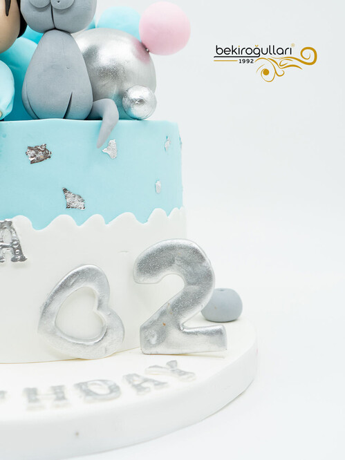 Çocuk Figür ve Kedi Pasta