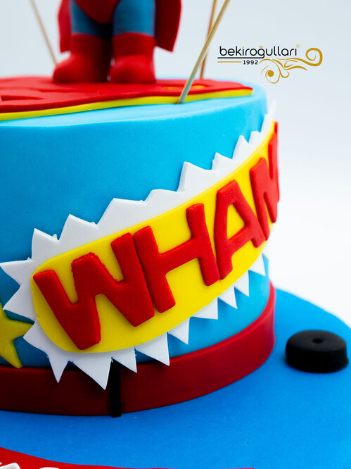 Çocuk Superman Konsept Pasta