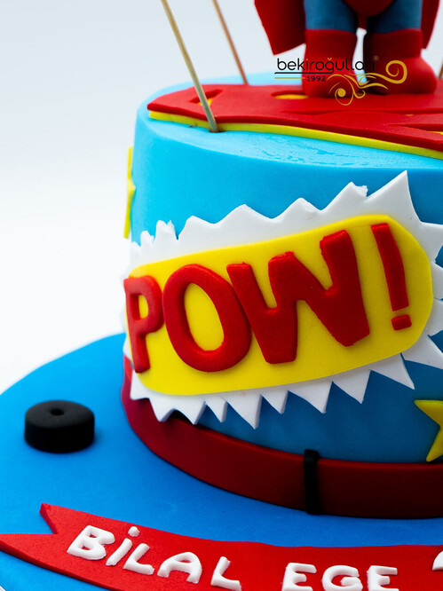 Çocuk Superman Konsept Pasta