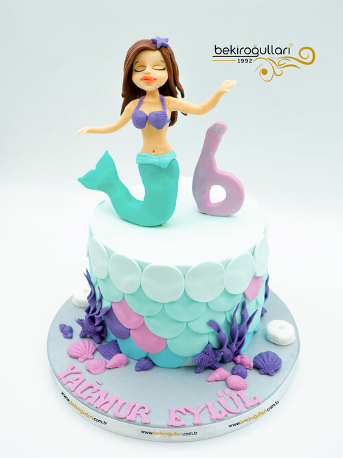 Deniz Kızı Konsept Pasta