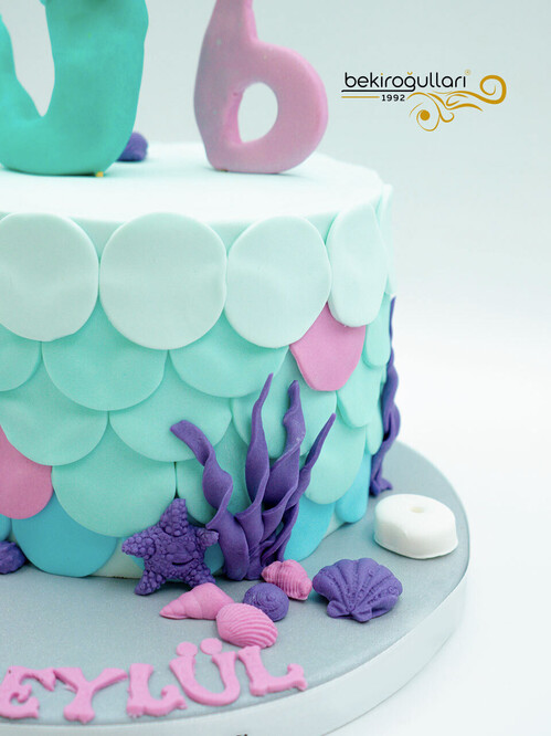 Deniz Kızı Konsept Pasta