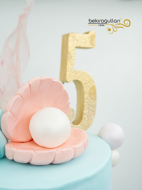 Deniz Kızı Tasarım Pasta