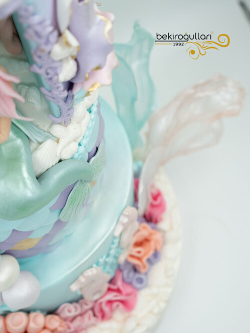 Deniz Kızı Tasarım Pasta