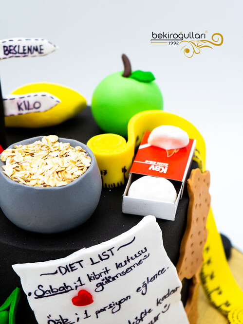 Diyetisyen Temalı Konsept Pasta