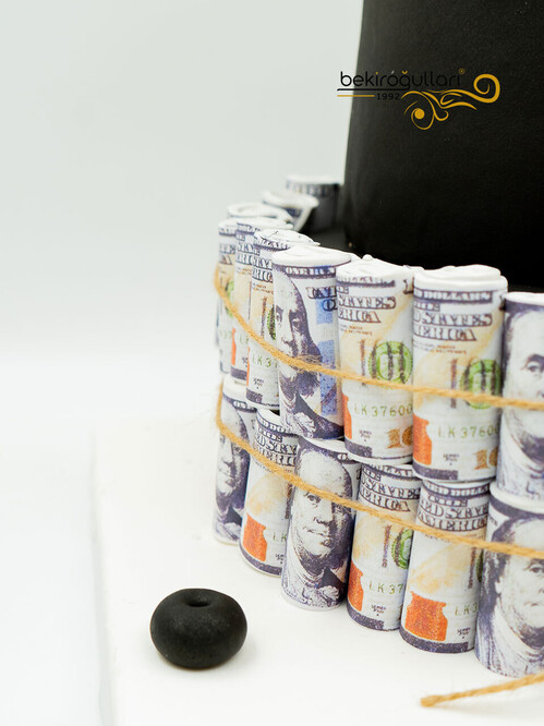 Dolar ve Taç Konsept Pasta