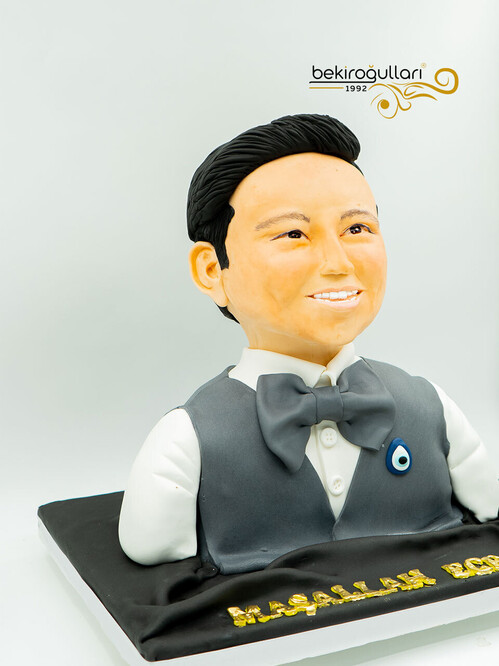 Erkek Çocuk Tasarım Benzetme Pasta