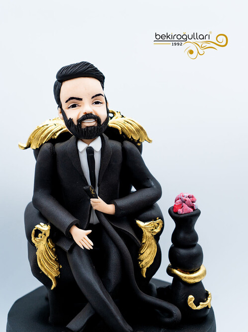 Figür Araba Tesbih Detaylı Konsept Pasta