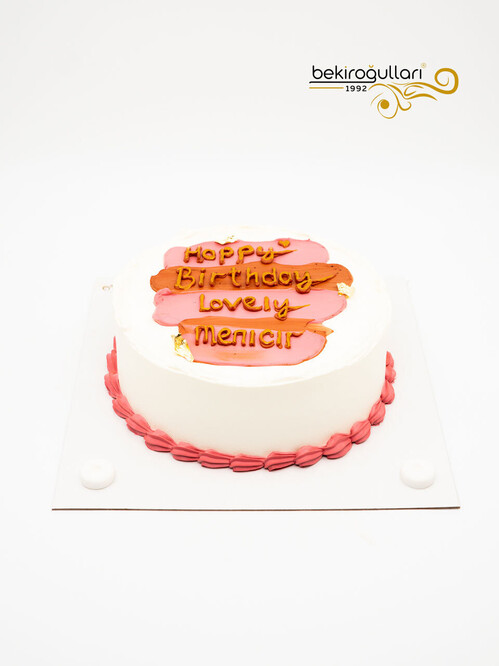 Gold Detaylı Sıvama Pasta