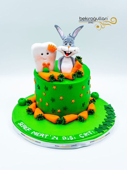 Havuç ve Tavşan Konseptli Pasta