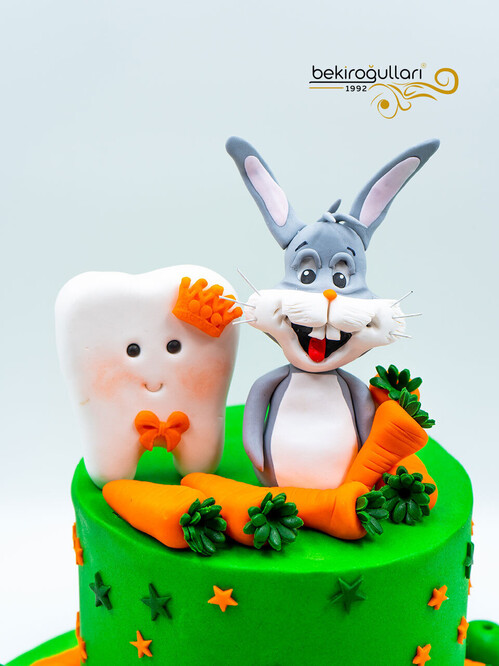 Havuç ve Tavşan Konseptli Pasta