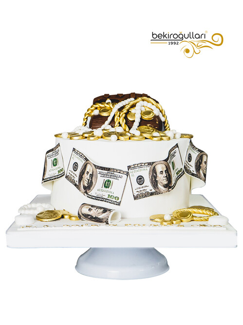 Hazine Model Konsept Doğum Günü Pastası