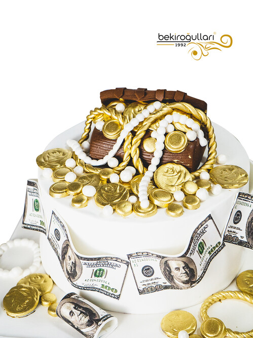 Hazine Model Konsept Doğum Günü Pastası