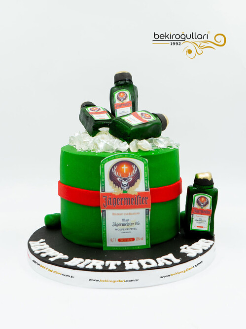 İçecek Temalı Butik Pasta