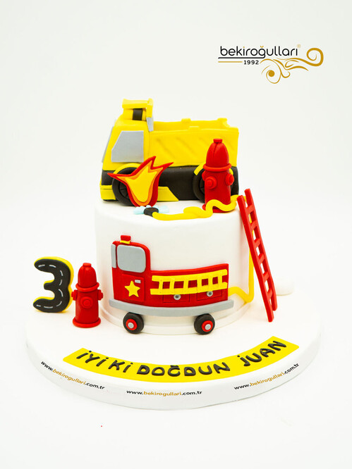 İtfaiye Konsept Pasta