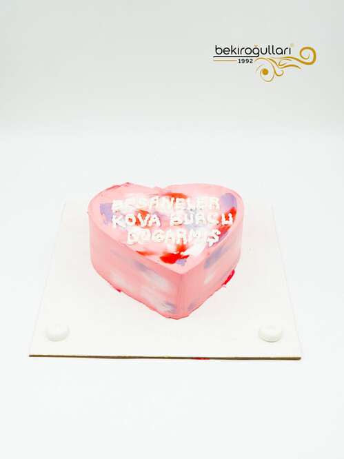 Kalp Naked Sıvama Pasta