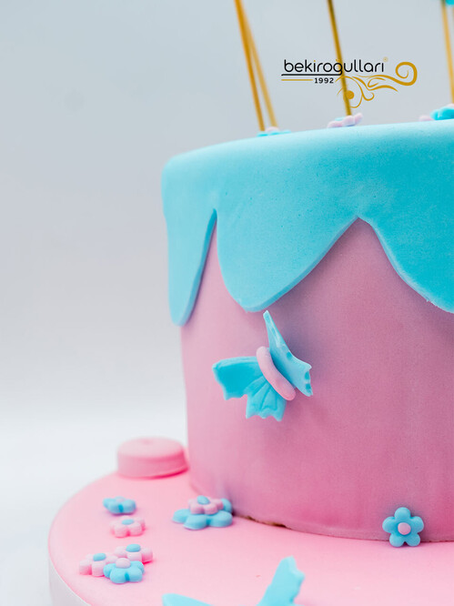 Kelebek Detaylı Konsept Pasta