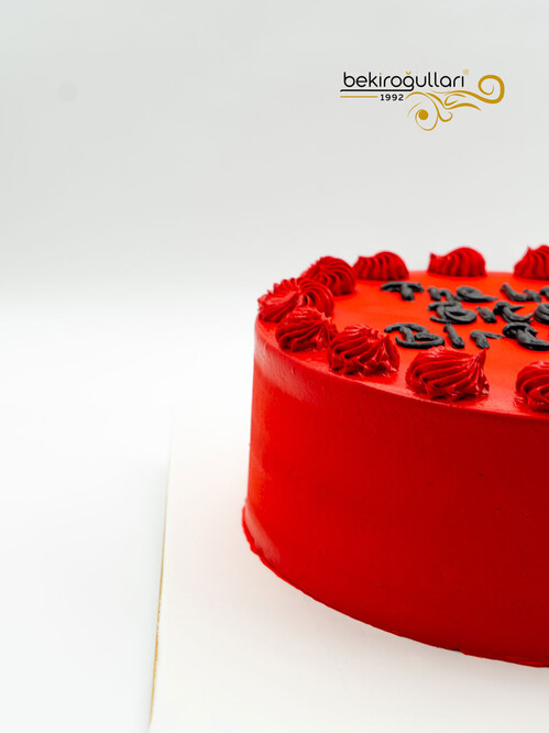 Kırmızı Naked Sıvama Pasta