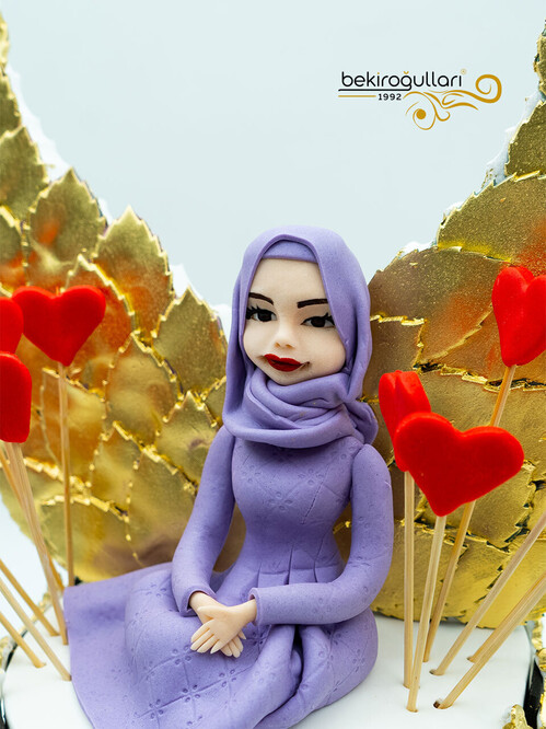 Kişisel Detaylı Tasarım Pasta