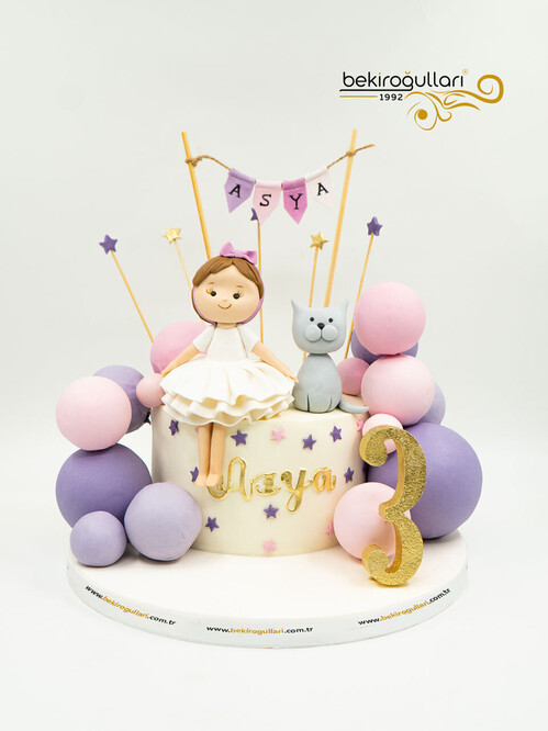 Kız Çocuk Figür Pasta