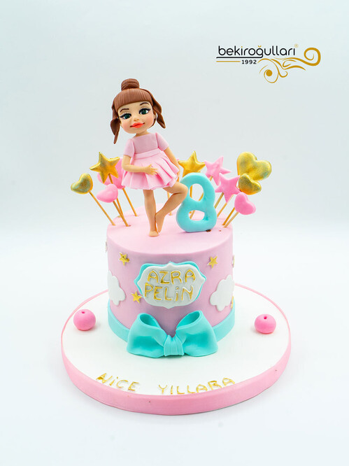 Kız Çocuk Konsept Pasta