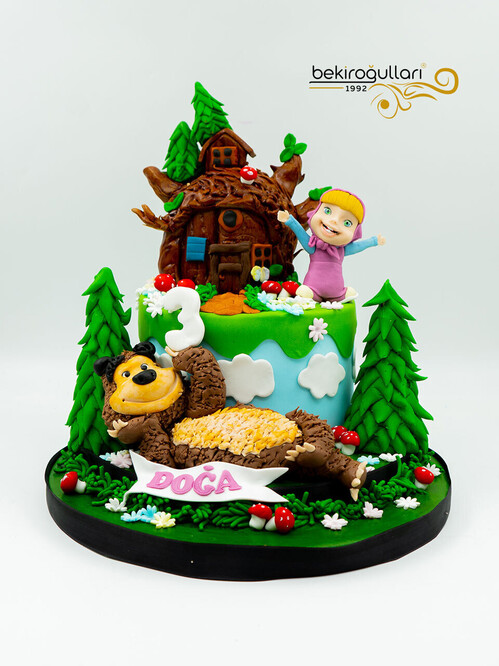 Koca Ayı ve Maşa Pasta