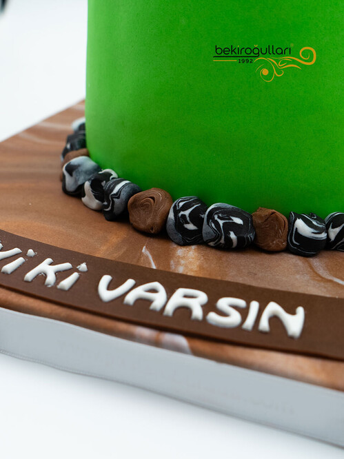 Köpek ve Ev Temalı Konsept Pasta