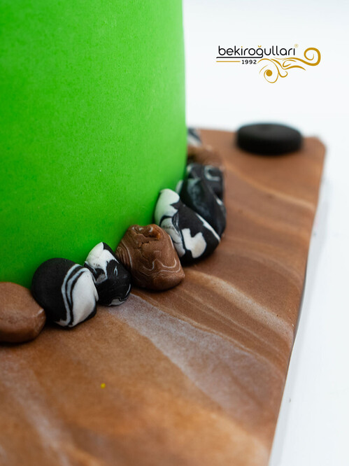 Köpek ve Ev Temalı Konsept Pasta