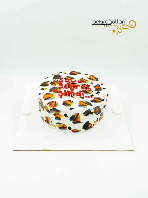 Leopar Naked Sıvama Pasta