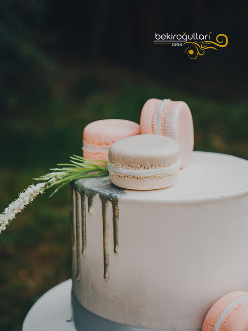 Makaron Detaylı Kuşaklı Konsept Minimal Pasta