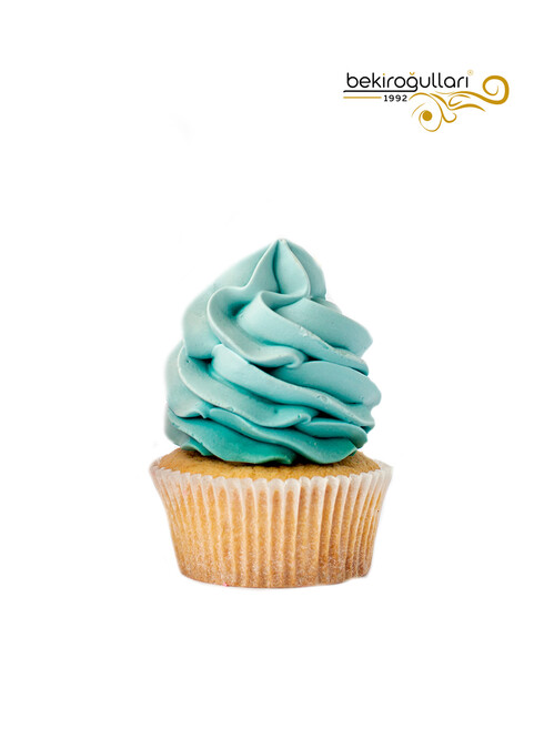 Mavi Kremalı Sade Kekli