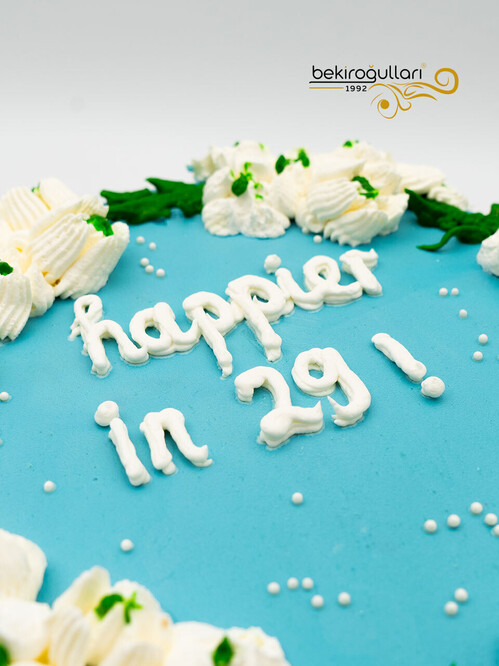 Mavi Naked Sıvama Pasta