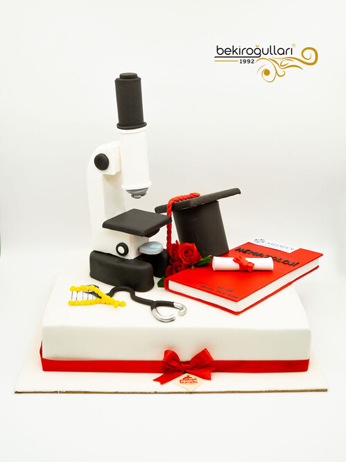 Mezuniyet Temalı Tasarım Pasta